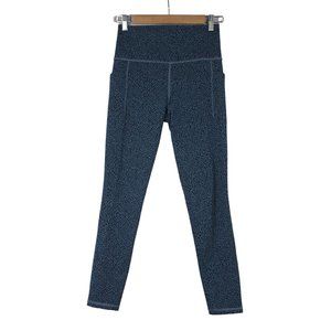 Athleta women's‎ salutation stash II textured knit yoga tight leggings ST